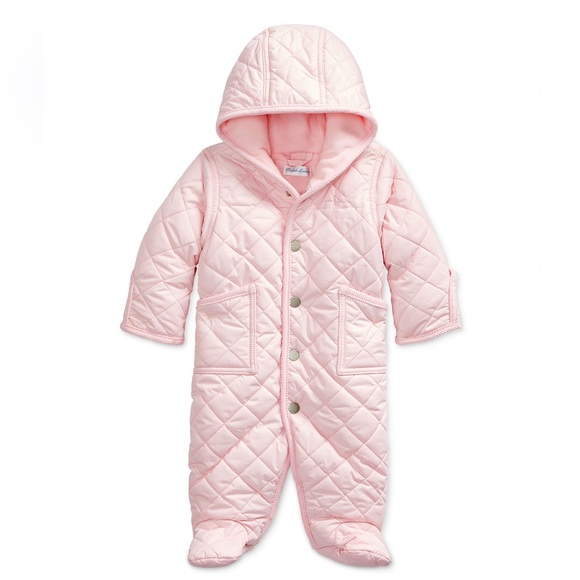 Polo Ralph Lauren Baby Girls WeaveBuntin Coat Brand- New)